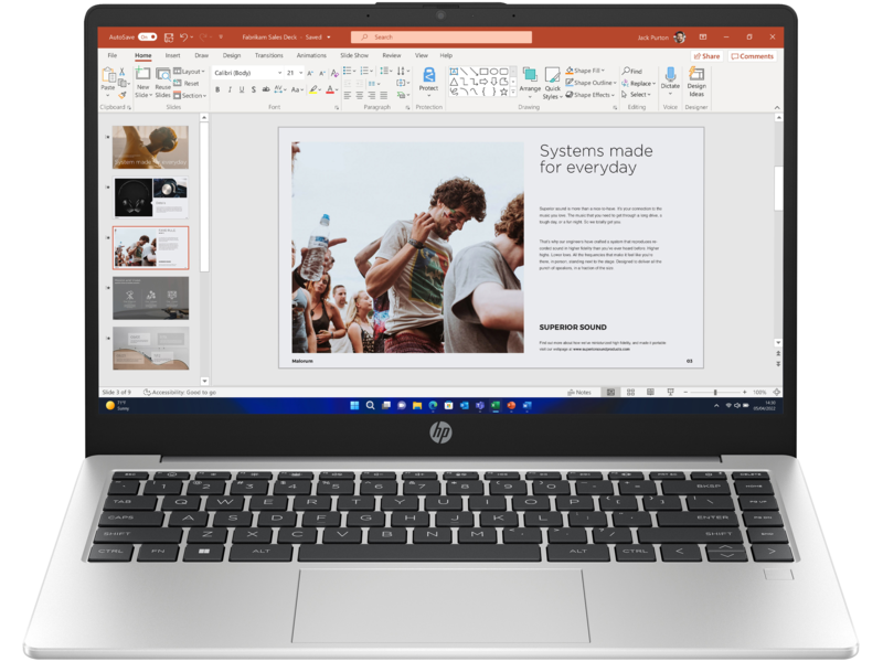 HP Notebook 240 G10, Intel Core i7 1355U, 8GB DDR4 3200, 512GB PCIe NVMe SSD, FreeDOS, 14 inches FHD -  9G247ET