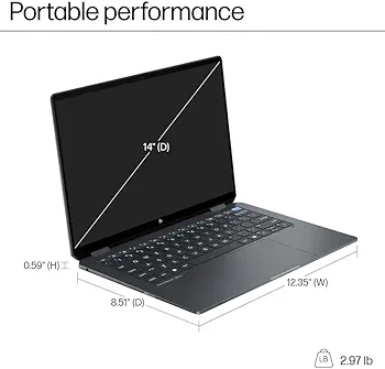HP OmniBook Ultra Flip 14-fh0033dx, Intel Core Ultra 9 288V, 32GB LPDDR5x 8533 (onboard), 2TB PCIe Gen4 NVMe Performance M.2 SSD, Intel Arc Graphics, Windows 11 Home, 14