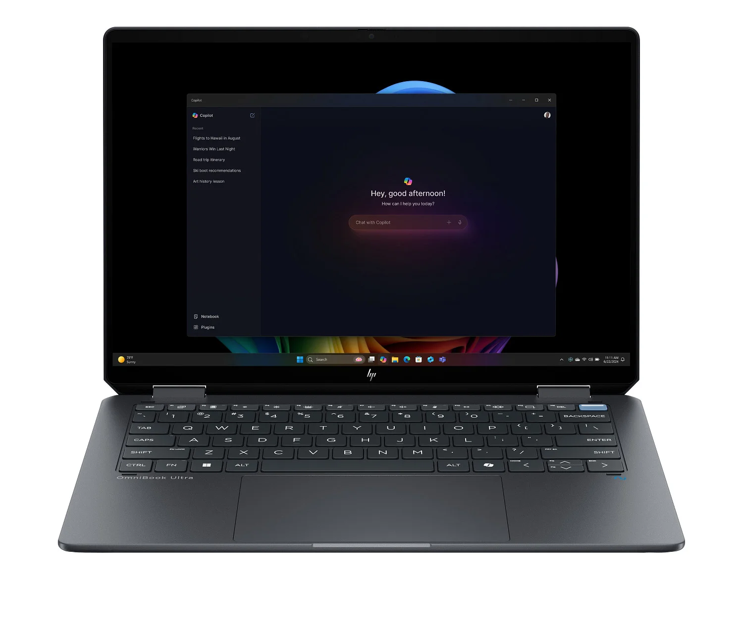 HP OmniBook Ultra Flip 14t X360 AI PC Intel Core Ultra 7 258V, 32GB RAM, 2TB SSD, 14-inch 3K Touch, Windows 11 Home -... - 9F2B9AV-2TB