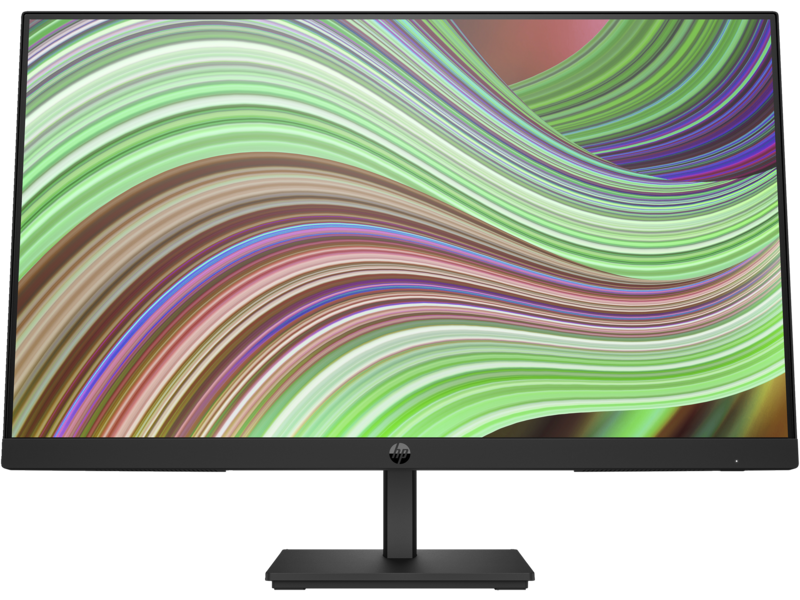 HP P24v G5 23.8 inches FHD Monitor, Black Color, Connectivity: 1 VGA, 1 HDMI 1.4 - 64W18AS