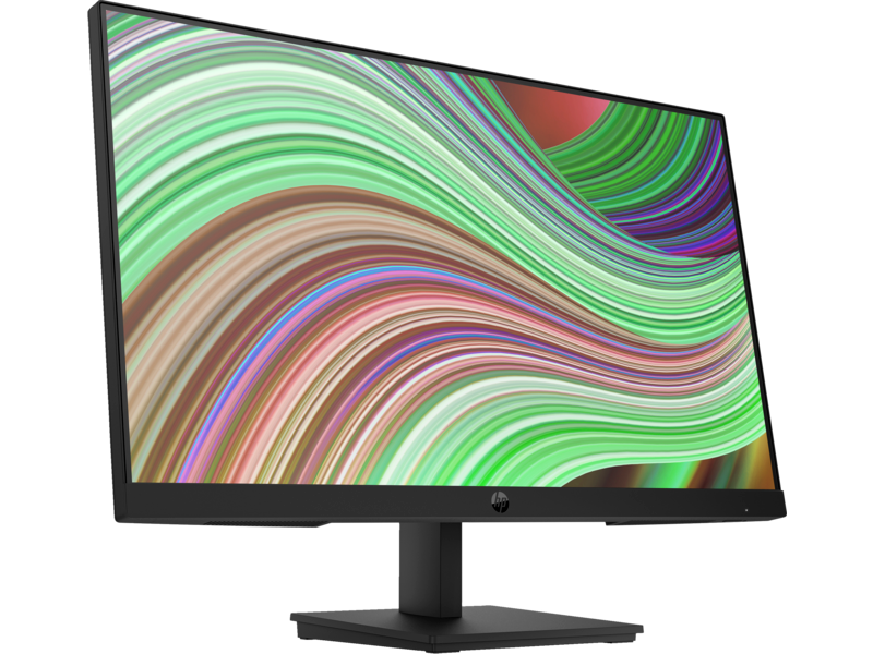 HP P24v G5 23.8 inches FHD Monitor, Black Color, Connectivity: 1 VGA, 1 HDMI 1.4 - 64W18AS