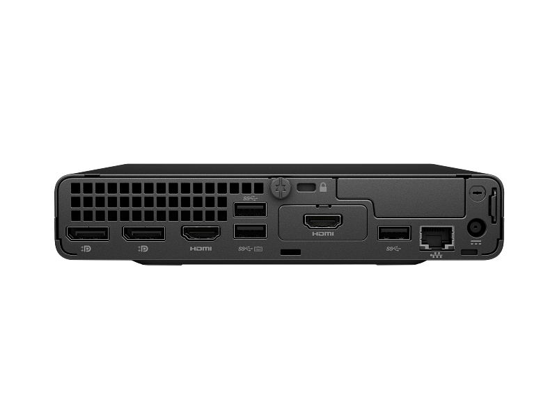 HP Pro Mini 400 G9 Desktop PC, Intel Core i7 14700T, 8GB DDR5 4800, 512GB PCIe NVMe M.2 SSD, FreeDOS - B70XKAT