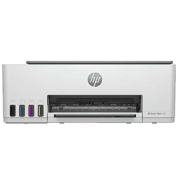 HP Smart Tank 520 All-in-One Printer, Print, Copy and Scan - USB Interface - 1F3W2A