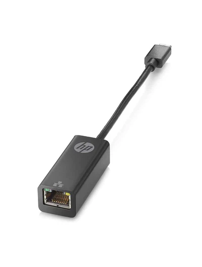 HP USB-C to RJ45 Adapter - Black - V7W66AA