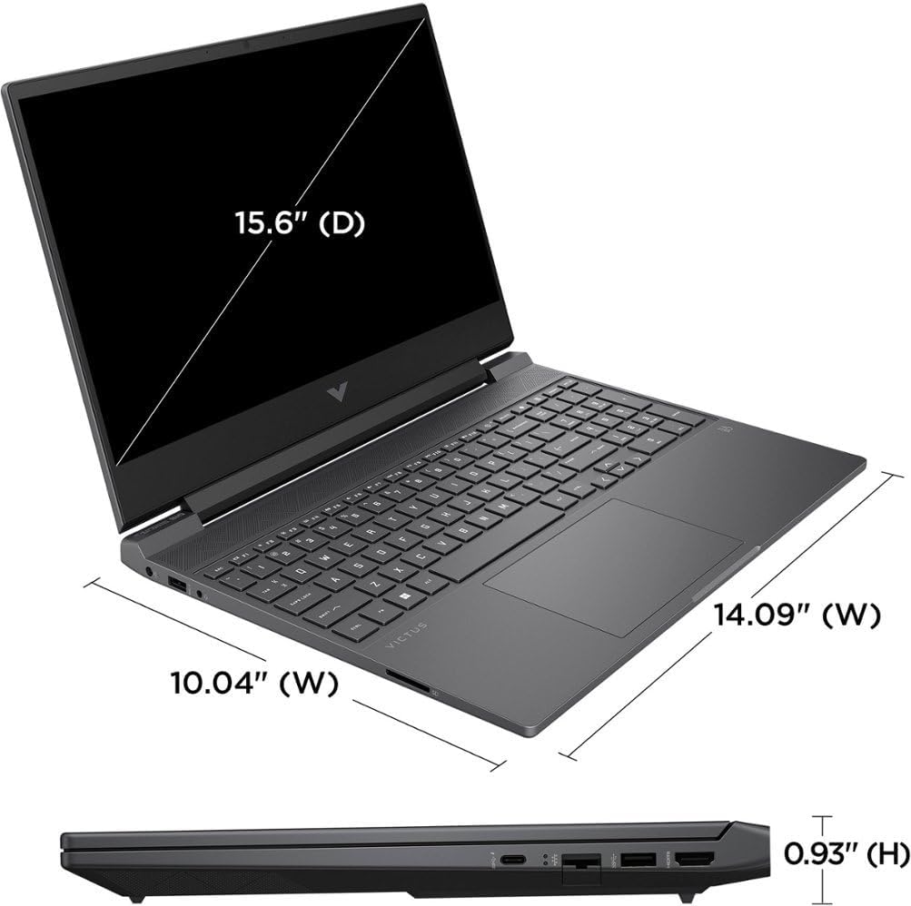 HP Victus 15-fa1082wm, Intel Core i5 13420H, 16GB DDR4 3200, 512GB PCIe Gen4 NVMe M.2 SSD, NVIDIA GeForce RTX 4050 6GB GDDR6 Graphics, Windows 11 Home, 15.6 inches FHD 144Hz - A2BZ7UA