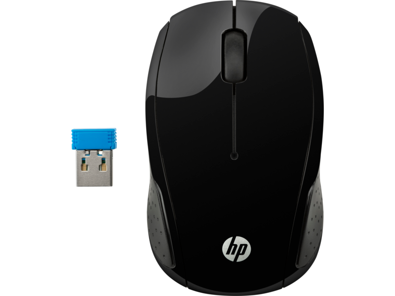 HP Wireless Mouse 200 Black - X6W31AA