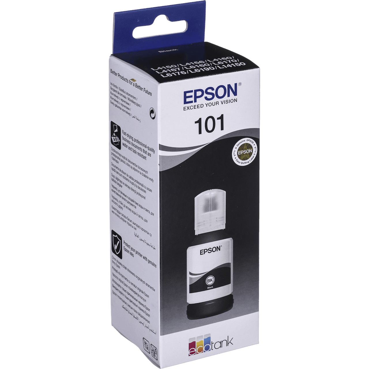 INK CART EPSON  101 Black for L4150, L4160, L6160, L6170, L6176, L6190 - 127ml - C13T03V14A