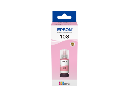 INK CART EPSON 108 Light Magenta for L18050, L8100 and L8050 - 70ml - C13T09C64A