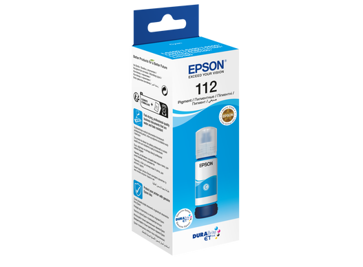 INK CART EPSON  112 Cyan for L6580, L6570, L6550, L6490, L15160, L15150, L11160  – 70ml  - C13T06C24A