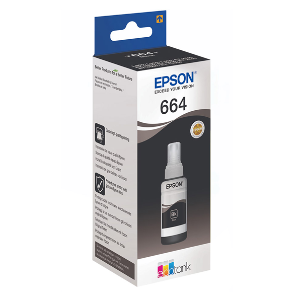 INK CART EPSON  T6641 Black - C13T66414A