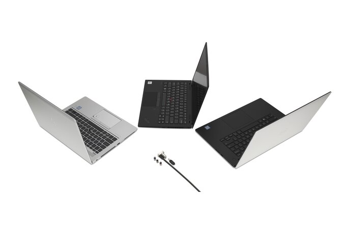 Kensington Universal 3-in-1 Keyed Laptop Lock for Standard, Nano or Wedge-Shaped Slots - K62318WW