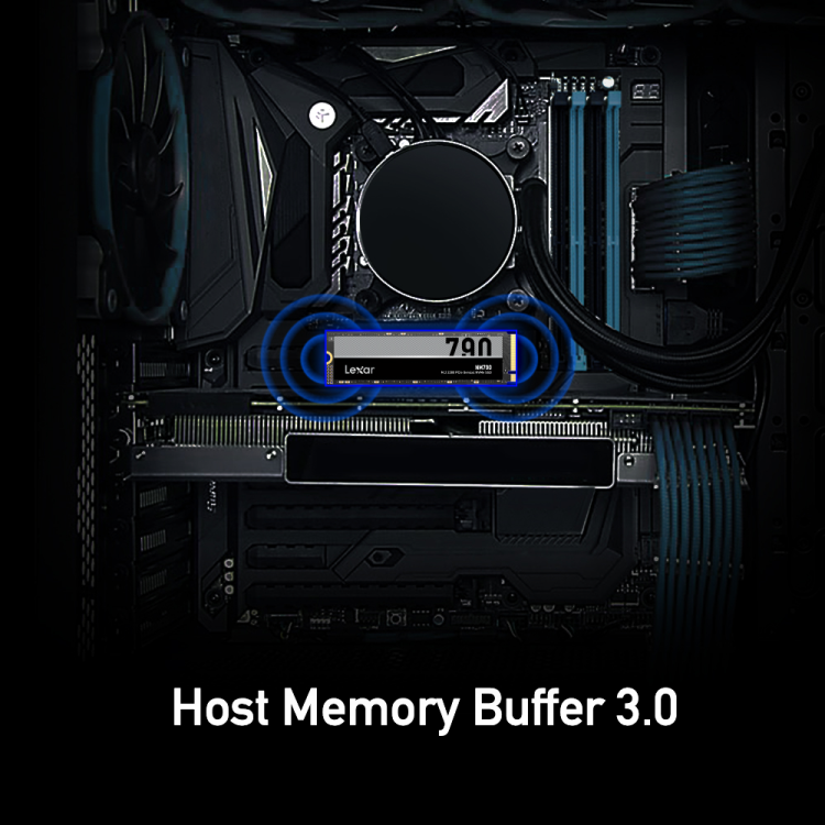 LEXAR LNM790 INTERNAL SSD M.2 PCIe Gen 4*4 NVMe 2280 - 2TB - LNM790X002T-RNNNG