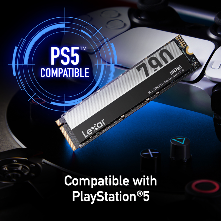 LEXAR LNM790 INTERNAL SSD M.2 PCIe Gen 4*4 NVMe 2280 - 2TB - LNM790X002T-RNNNG