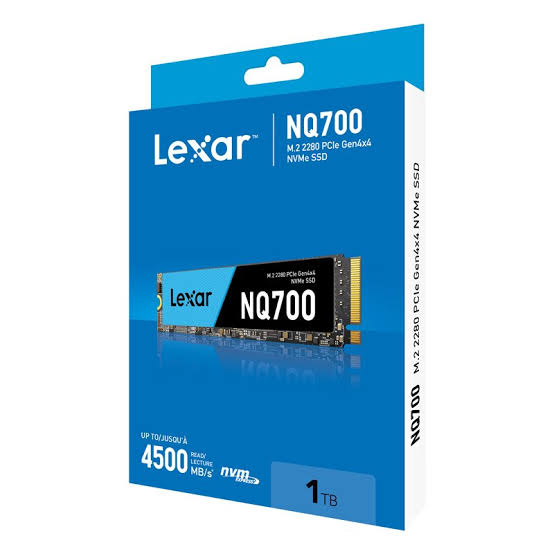 LEXAR LNQ700 INTERNAL SSD M.2 PCIe Gen 4*4 NVMe 2280 - 1TB - LNQ700X001T-RNNNG