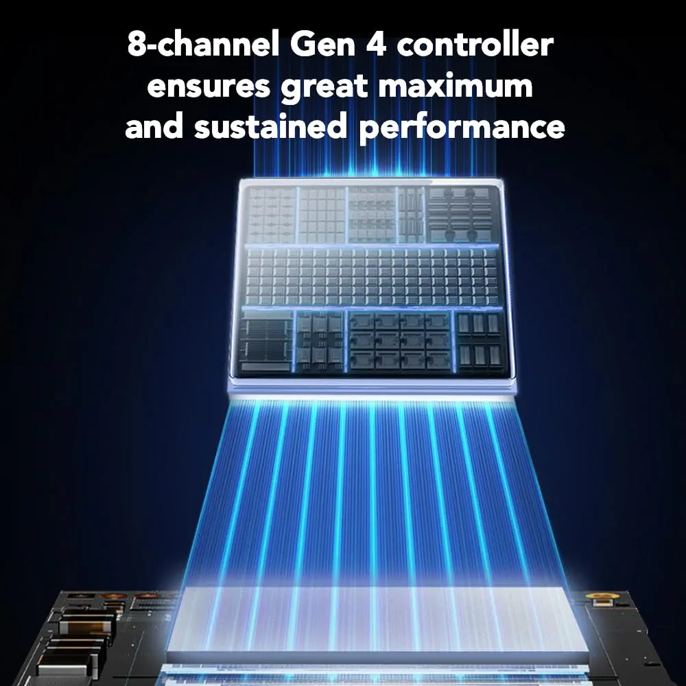 LEXAR LNQ780 INTERNAL SSD M.2 PCIe Gen 4*4 NVMe 2280 - 1TB - LNQ780X001T-RNNNG