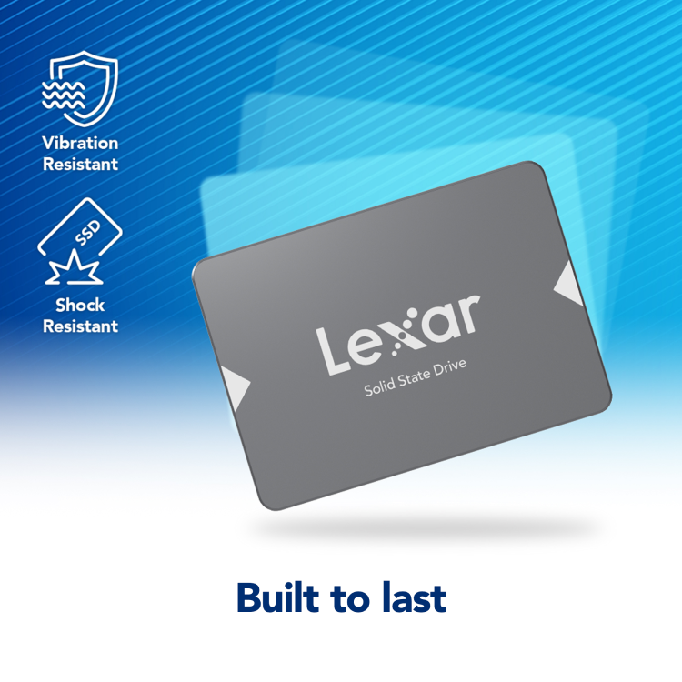 LEXAR NS100 2.5” SATA INTERNAL SSD 256GB - LNS100-256RB