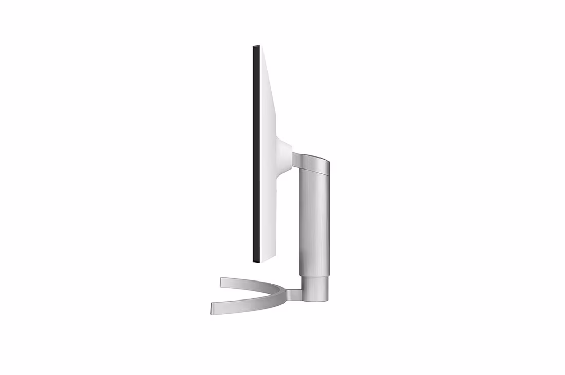 LG 27 inches 4K UHD Monitor, Tilt/Pivot/Height Adjustable Stand, White Color, Connectivity: 2 HDMI 2.0, 1 DisplayPort 1.4, 1 USB-C, 2 USB-A, 1 Headphone Out - 27UP550N-W