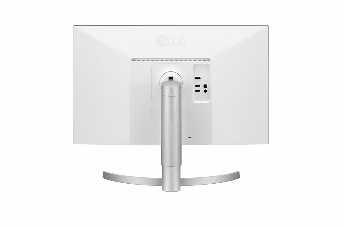 LG 27 inches 4K UHD Monitor, Tilt/Pivot/Height Adjustable Stand, White Color, Connectivity: 2 HDMI 2.0, 1 DisplayPort 1.4, 1 USB-C, 2 USB-A, 1 Headphone Out - 27UP550N-W