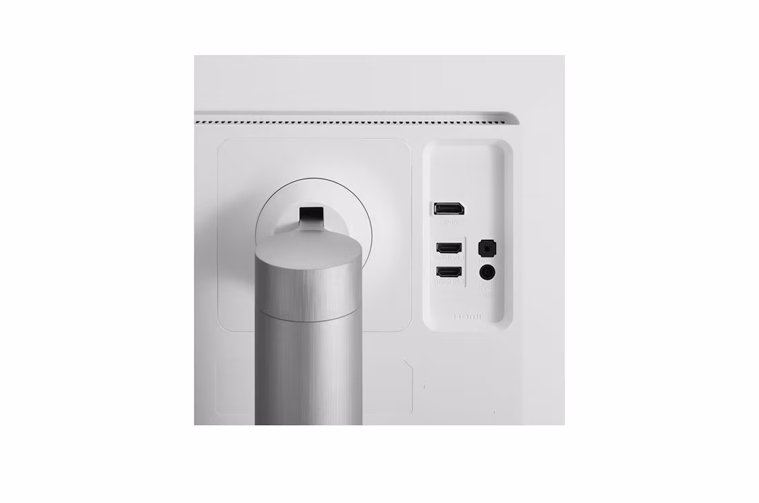 LG 27 inches 4K UHD Monitor, Tilt/Pivot/Height Adjustable Stand, White Color, Connectivity: 2 HDMI 2.0, 1 DisplayPort 1.4, 1 USB-C, 2 USB-A, 1 Headphone Out - 27UP550N-W
