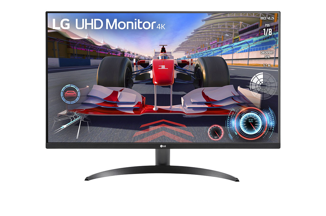 LG 31.5 inches 4K UHD Monitor Integrated Speakers Black Color Connectivity 2 HDMI 2.0 1 DisplayPort 1.4 1 Headphone Out - 32UR500-B