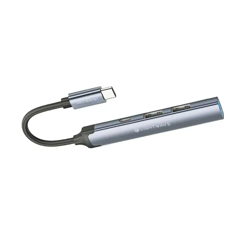 LIGHTWAVE (LW-HUB-C304) PORT USB HUB C TYPE
