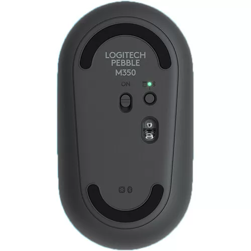 LOGITECH WIRELESS PEBBLE MOUSE M350 - BLACK