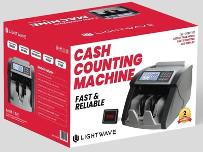 LW-CCM-101 LIGHTWAVE UV CASH COUNTING MACHINE WITH LCD DISPLAY
