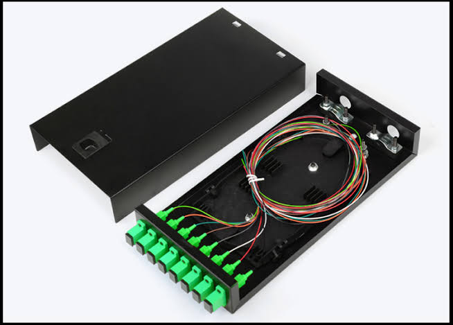 LW-ODF-8LC-LOAD-MET -  FIBER PATCH PANEL, LC*8,