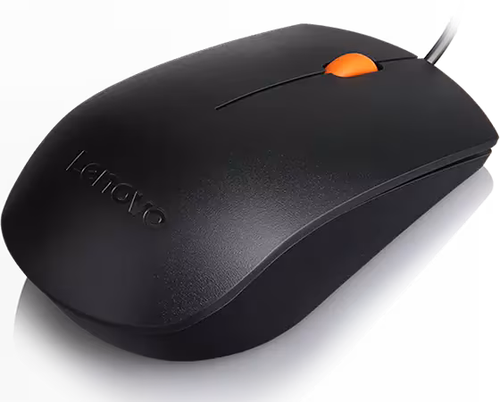 Lenovo 300 Wired USB Mouse - Black - GX30M39704