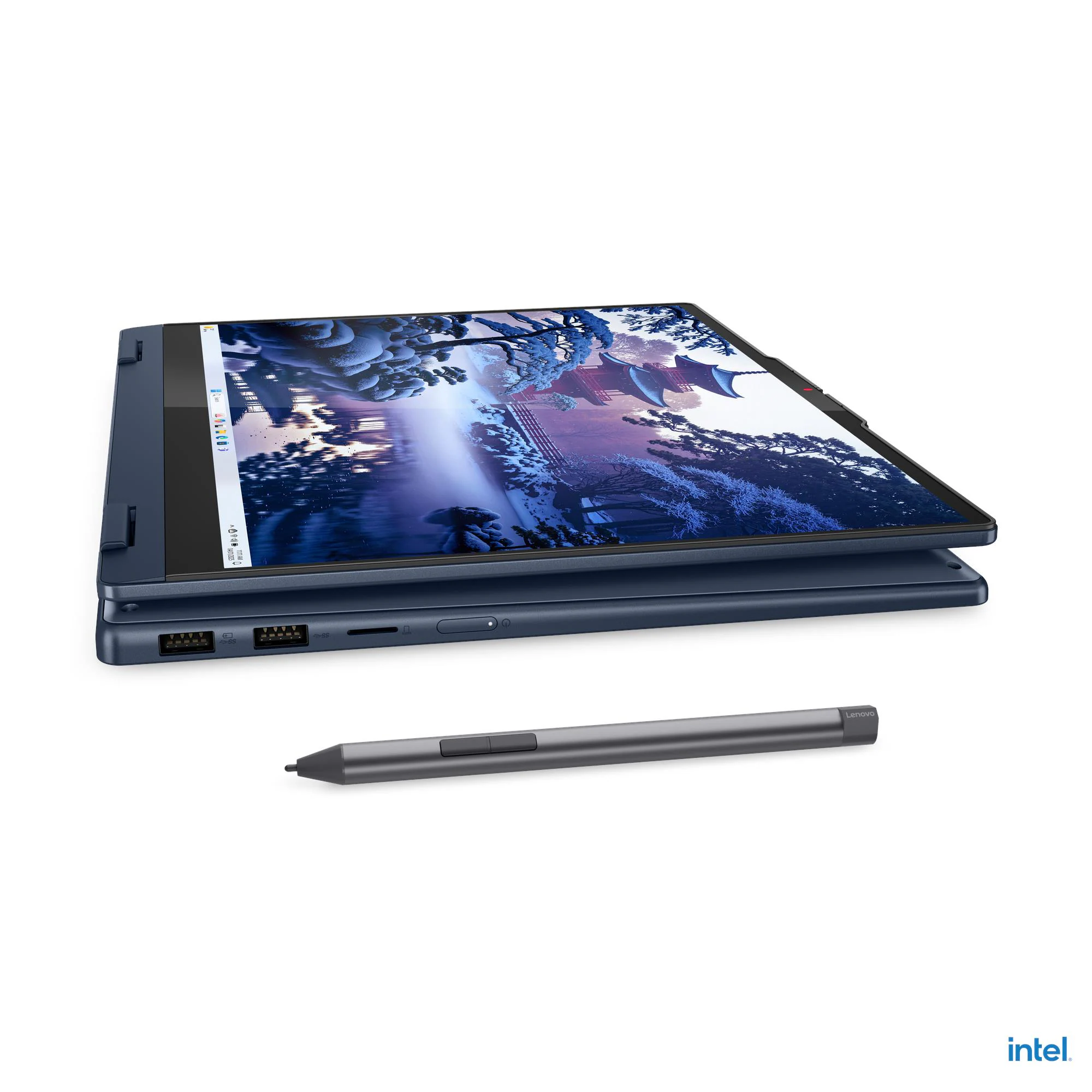 Lenovo IdeaPad 5 2-in-1 14IAL10, Intel Core Ultra 5 225U, 8GB LPD5X 8000 (Not Upgradable), 512GB SSD M.2 2242 PCIe 4.0x4 NVMe, Windows 11 Home, 14
