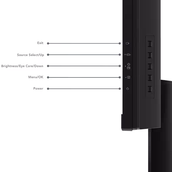 Lenovo N27q 27 inches QHD Monitor, Black Color Connectivity: 2 HDMI 2.1 TMDS, 1 DisplayPort 1.4 - 67C2GAC1UK