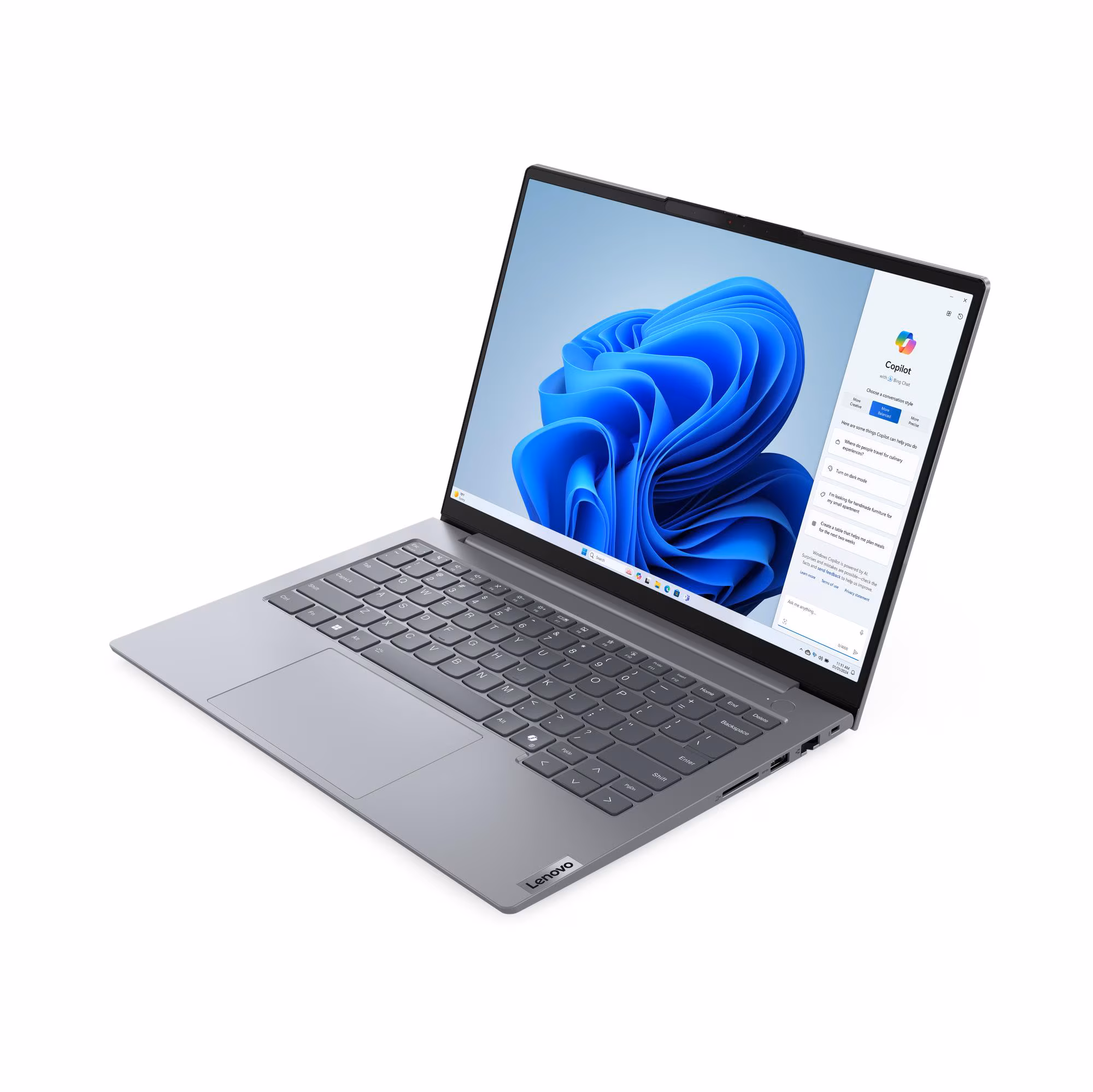 Lenovo ThinkBook 14 G7 IML, Intel Core Ultra 5 125U, 8GB DDR5 5600 (Up to 64GB Support), 512GB SSD M.2 2242 PCIe 4.0x4 NVMe, No OS, 14\