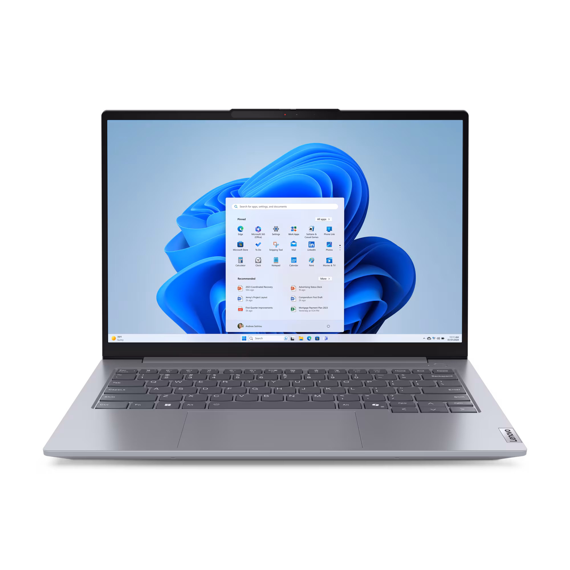Lenovo ThinkBook 14 G7 IML, Intel Core Ultra 7 155H, 8GB DDR5 5600 (Up to 64GB Support), 512GB SSD M.2 2242 PCIe 4.0x4 NVMe, No OS, 14 inches WUXGA - 21MR0011UE