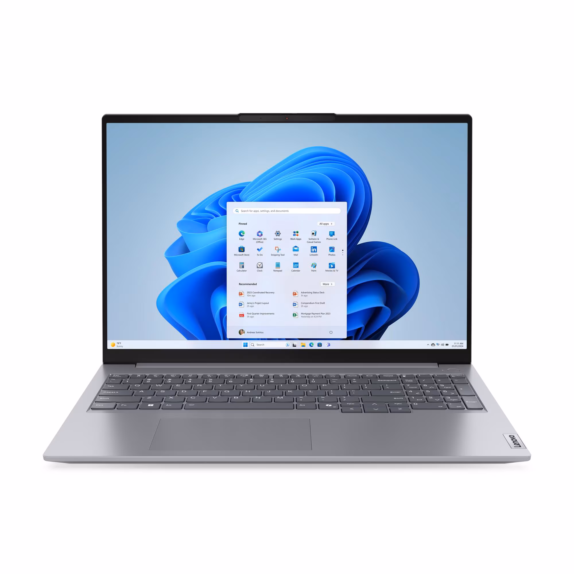 Lenovo ThinkBook 16 G7 IML, Intel Core Ultra 5 125U, 8GB DDR5 5600 (Up to 64GB Support), 512GB SSD M.2 2242 PCIe 4.0x4 NVMe, No OS, 16\