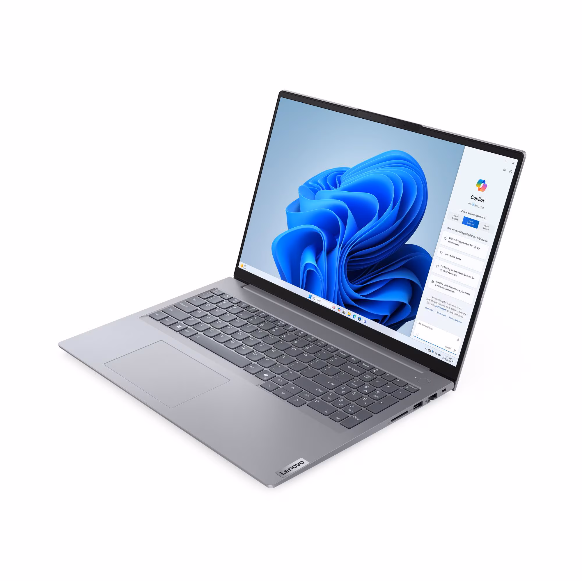 Lenovo ThinkBook 16 G7 IML, Intel Core Ultra 5 125U, 8GB DDR5 5600 (Up to 64GB Support), 512GB SSD M.2 2242 PCIe 4.0x4 NVMe, No OS, 16\
