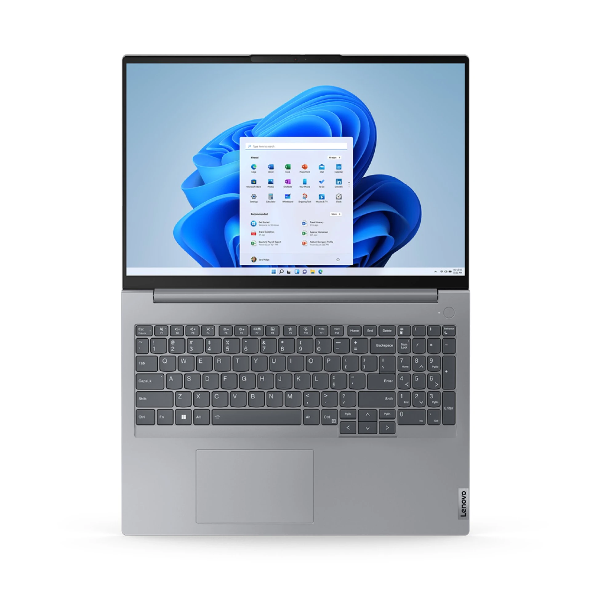 Lenovo ThinkBook 16 G8 IAL, Intel Core Ultra 7 255H, 8GB DDR5 5600 (Up to 64GB Support), 512GB SSD M.2 2242 PCIe 4.0x4 NVMe, No OS, 16