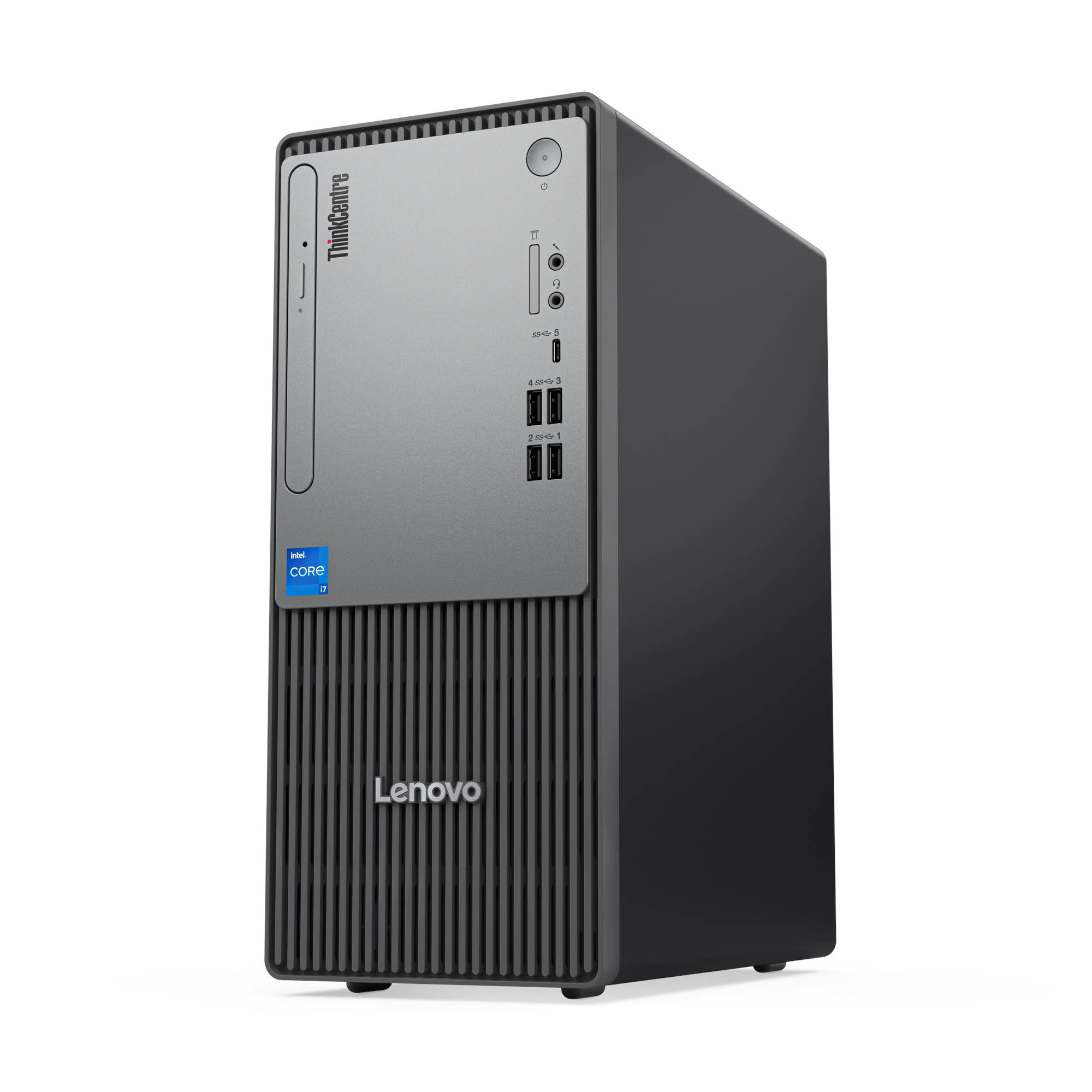 Lenovo ThinkCentre neo 50t Gen 5 Tower, Intel Core i5 14400, 8GB DDR5 4800 (Up to 64GB Support), 512GB SSD M.2 2280 PCIe 4.0x4 NVMe, No OS - 12UD00BYUM