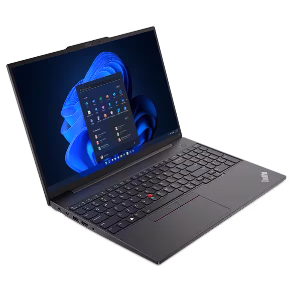 Lenovo ThinkPad E16 Gen 1, Intel Core i7 1355U, 8GB DDR4 3200 (Up to 40GB Support), 512GB SSD M.2 2242 PCIe 4.0x4 NVMe Opal 2.0, No OS, 16 inches WUXGA - 21JN0019UE