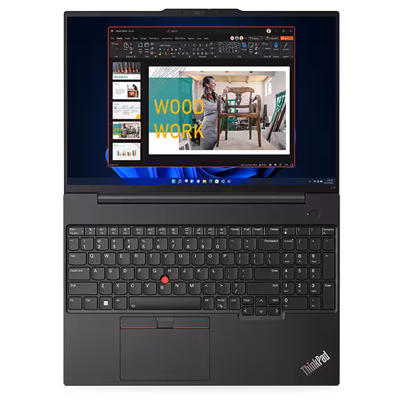 Lenovo ThinkPad E16 Gen 1, Intel Core i7 1355U, 8GB DDR4 3200 (Up to 40GB Support), 512GB SSD M.2 2242 PCIe 4.0x4 NVMe Opal 2.0, No OS, 16 inches WUXGA - 21JN0019UE