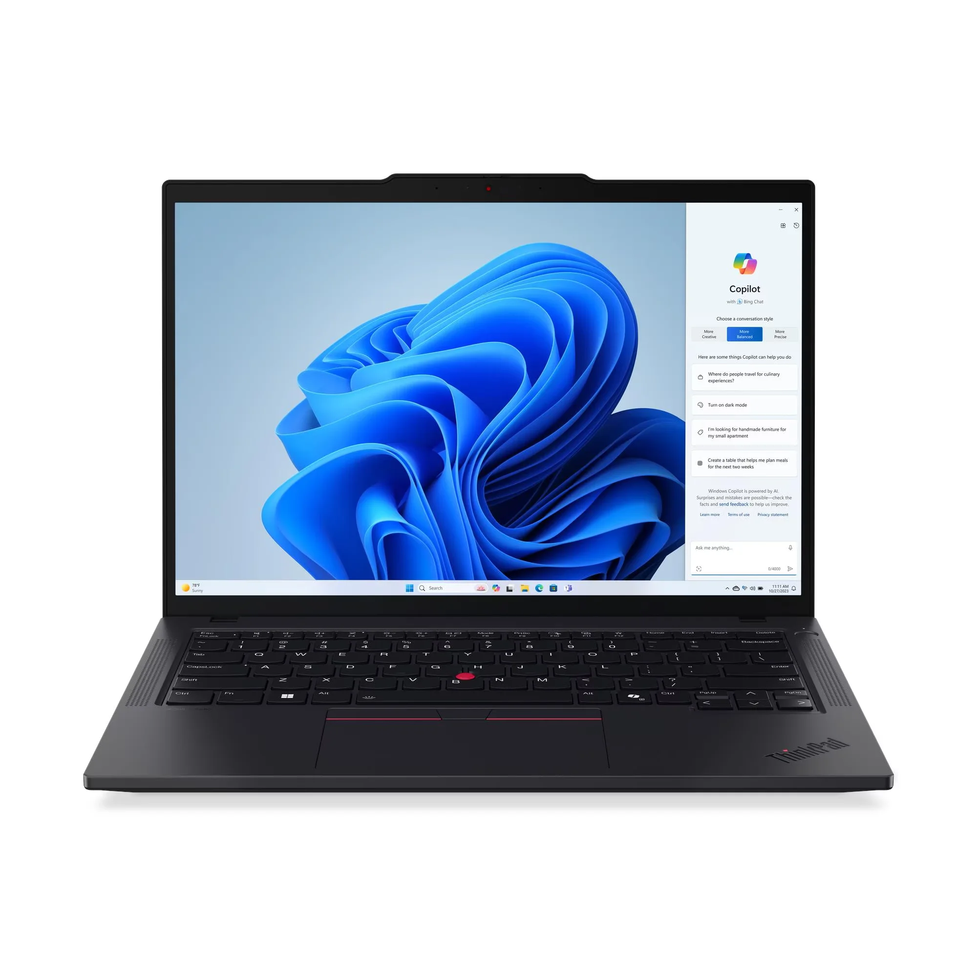 Lenovo ThinkPad T14 Gen 5, Intel Core Ultra 7 155U, 16GB DDR5 5600 (Up to 64GB Support), 512GB SSD M.2 2280 PCIe 4.0x4 NVMe Opal 2.0, No OS, 14" WUXGA, No ODD - 21MLS3NV00