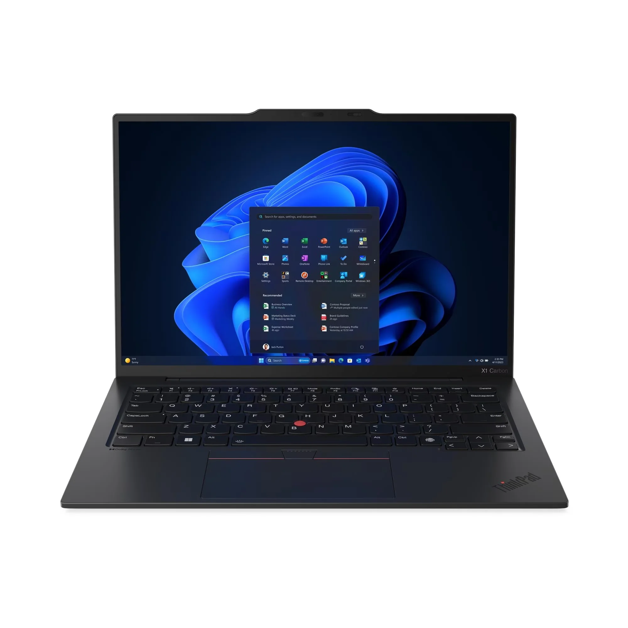Lenovo ThinkPad X1 Carbon Gen 12, Intel Core Ultra 7 155U, 16GB LPDDR5x 6400 (Not Upgradable), 1TB SSD M.2 2280 PCIe 4.0x4 Performance NVMe Opal 2.0, Windows 11 Pro, 14" WUXGA Screen, No ODD - 21KC000YUE