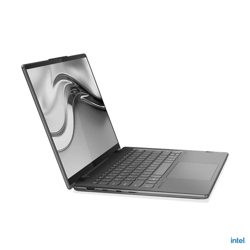 Lenovo Yoga 7 14IAL7, Intel Core i7 1255U, 16GB LPDDR5 4800 (Not Upgradable), 512GB SSD M.2 2242 PCIe 4.0x4 NVMe, Windows 11 Home, 14 inches - 82QE00ADUE 2.2K Touch Screen