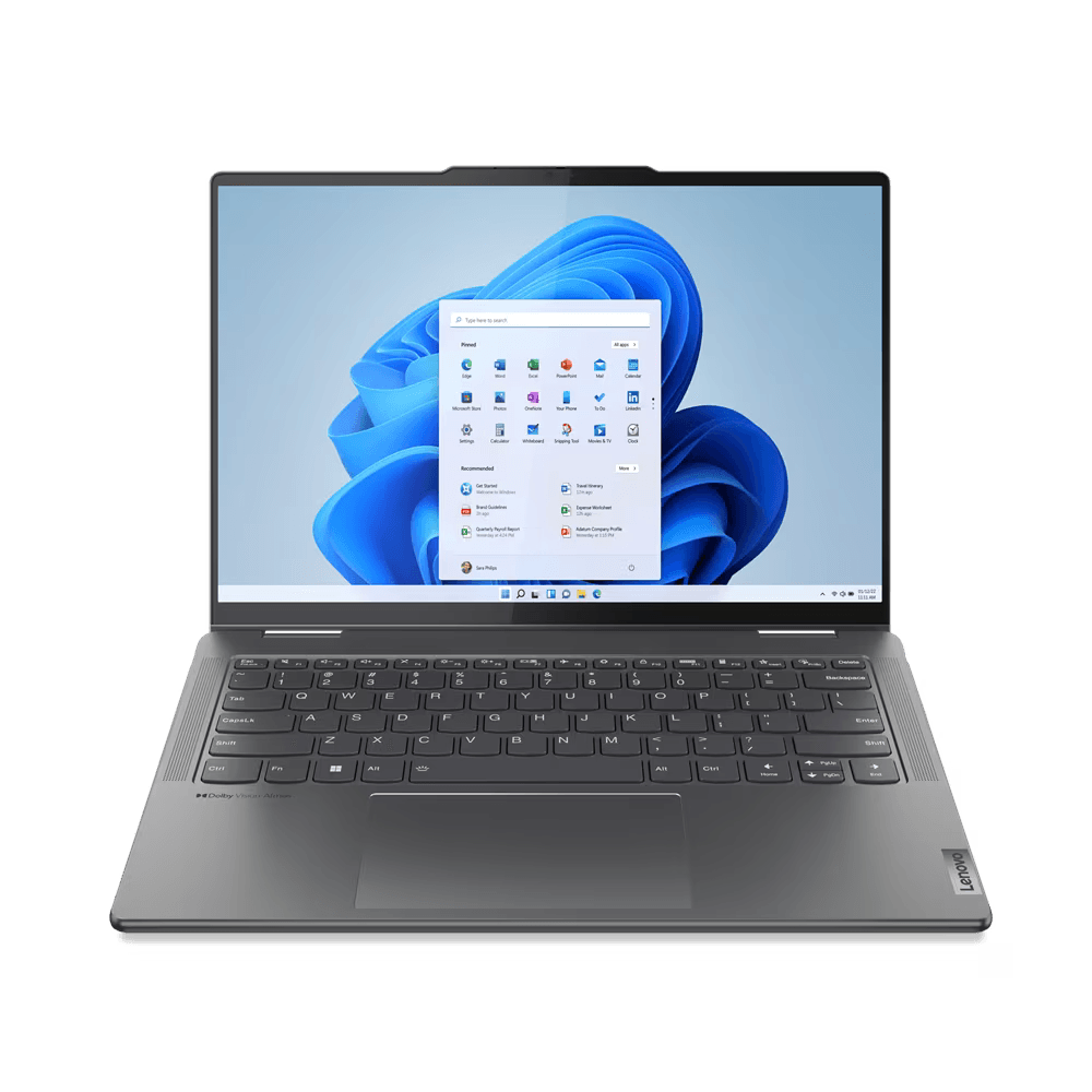 Lenovo Yoga 7 14IRL8, Intel Core i7 1355U, 16GB LPDDR5 5200 (Not Upgradable), 512GB SSD M.2 2242 PCIe 4.0x4 NVMe, Windows 11 Home, 14\