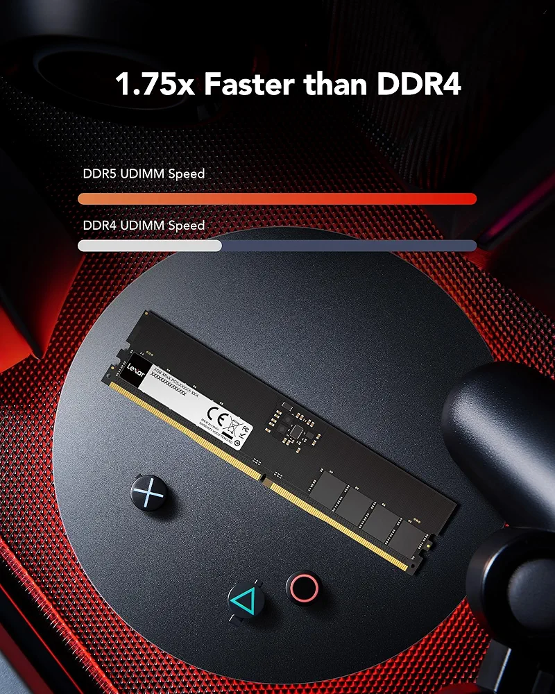 Lexar Desktop RAM DDR5 16GB 5600 - LD5U16G56C46ST-BGS