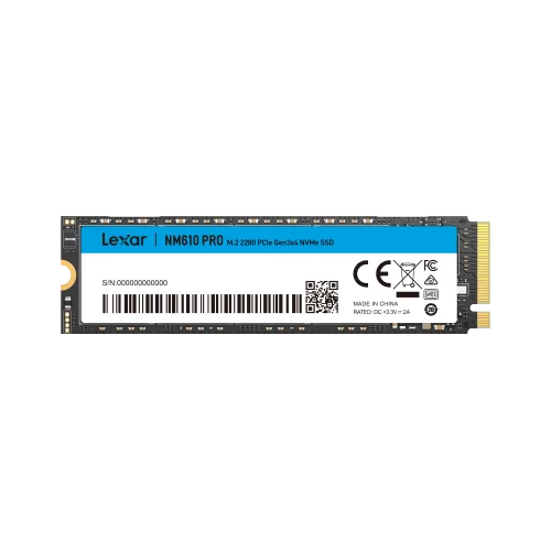 Lexar LNM610 PRO 500GB NVMe SSD - LNM610P500G-RNNNG