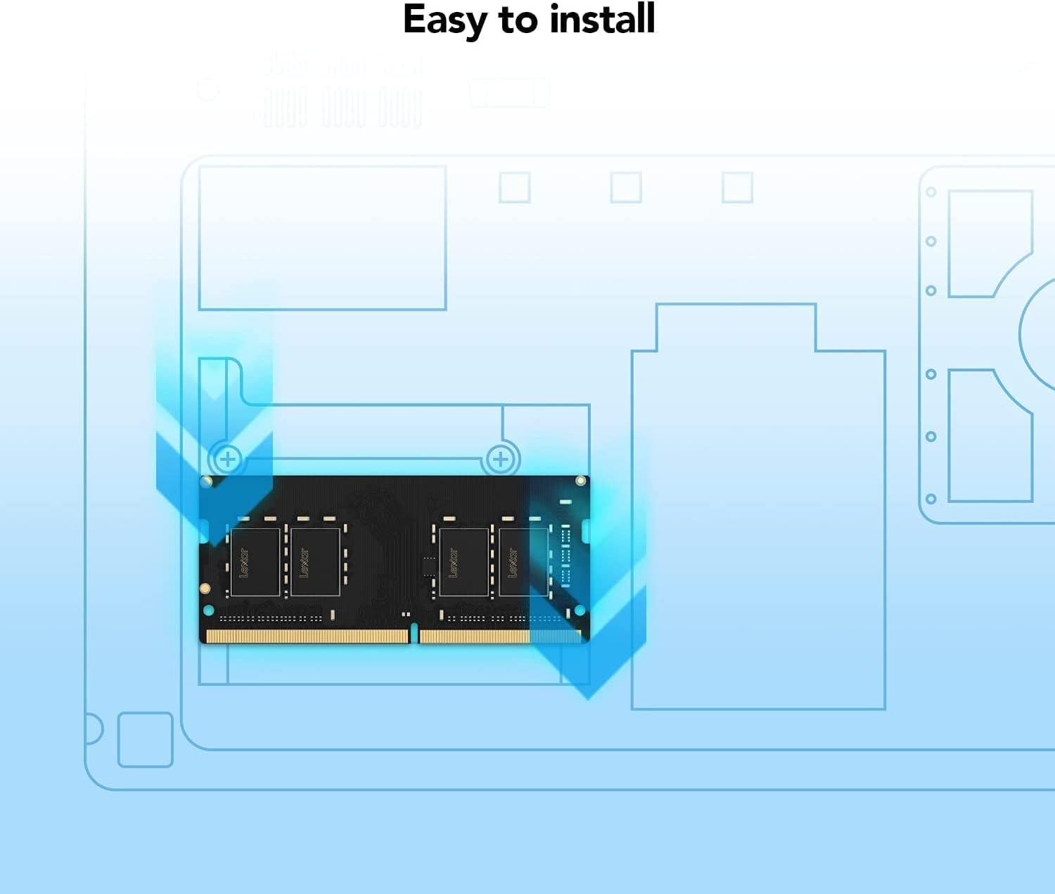 Lexar Laptop RAM DDR4 8GB 3200