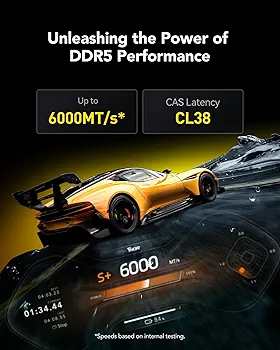 Lexar THOR OC Desktop RAM DDR5 32GB 6000 Kit (2x16GB) - LD5U16G60C38LG-RGD