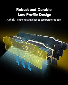 Lexar THOR OC Desktop RAM DDR5 32GB 6000 Kit (2x16GB) - LD5U16G60C38LG-RGD