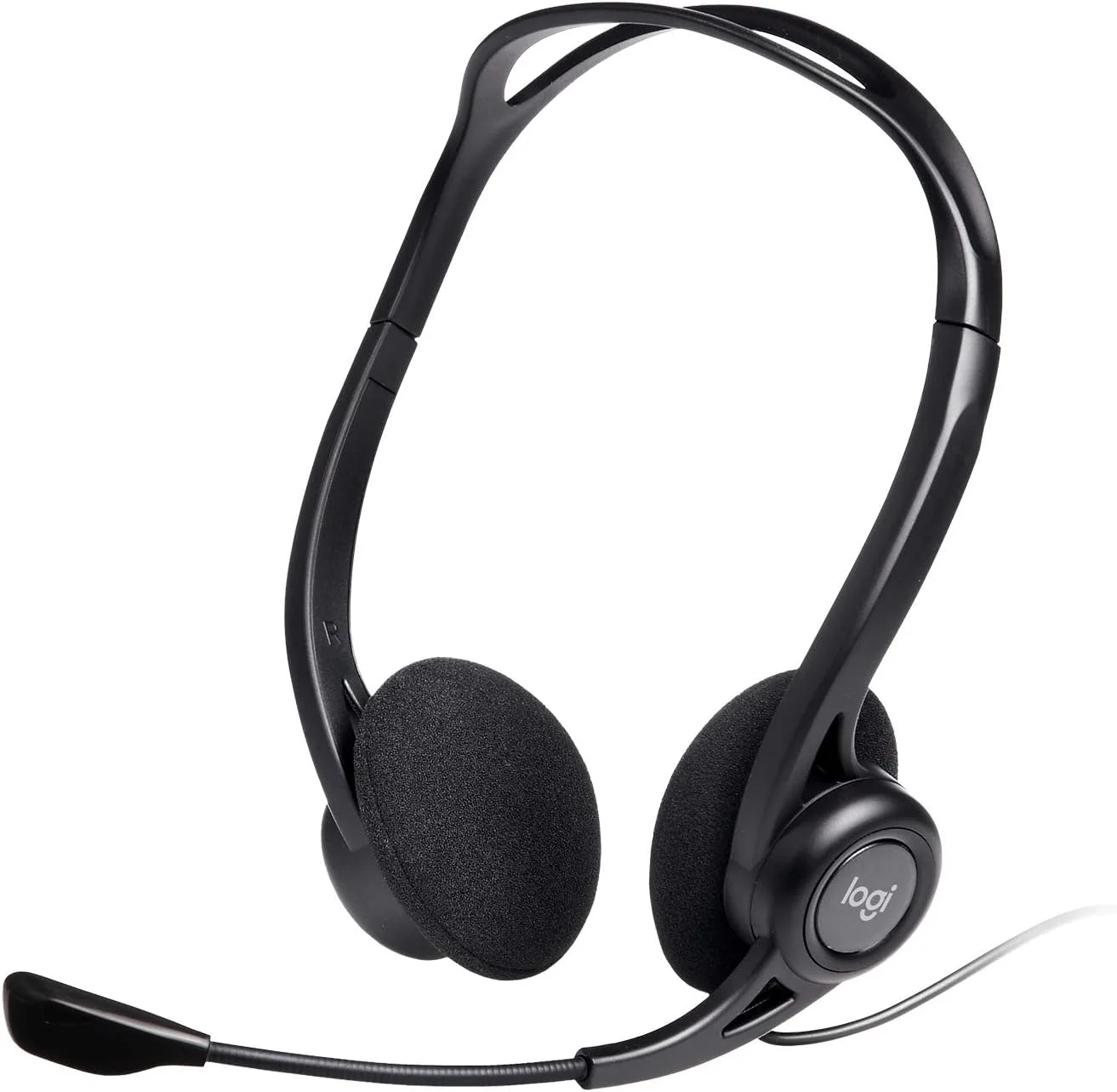 Logitech 960 USB Headset - Black - 981-000100