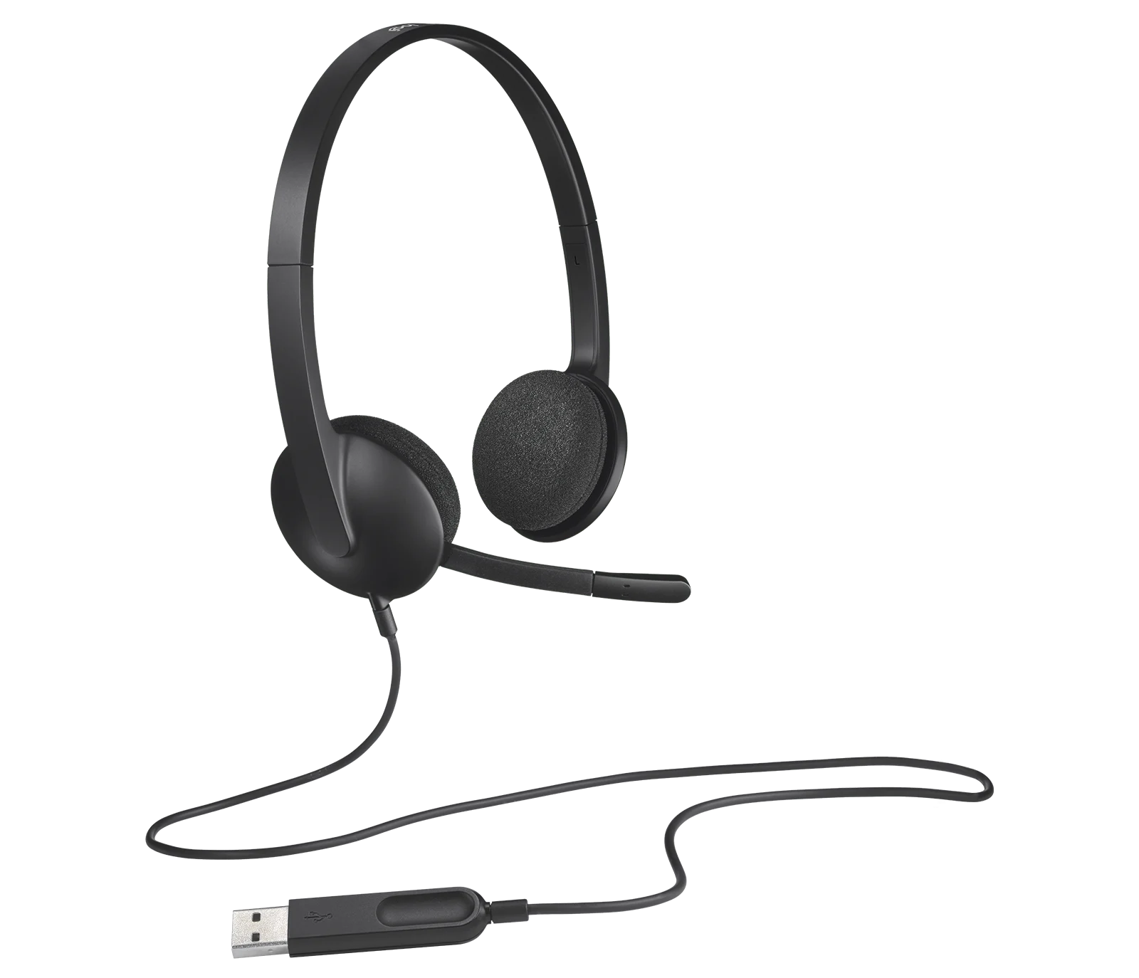 Logitech H340 USB Headset with Noise-Cancelling Mic - 981-000475